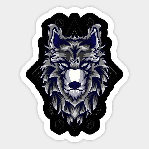 alpha wolf Sticker by SHINIGAMII